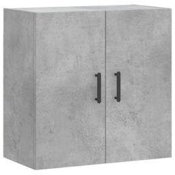 Berkfield Home Wall Cabinet Concrete Grey 60x31x60 cm Engineered Wood - Size: 60 x 31 x 60 cm - thumbnail 2