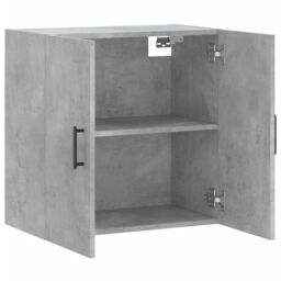 Berkfield Home Wall Cabinet Concrete Grey 60x31x60 cm Engineered Wood - Size: 60 x 31 x 60 cm - thumbnail 6