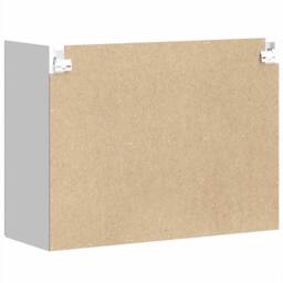 Berkfield Home Kitchen Wall Cabinet with Glass Door Kalmar High Gloss White Wood - thumbnail 8
