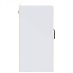 Berkfield Home Kitchen Wall Cabinet with Glass Door Kalmar High Gloss White Wood - thumbnail 7