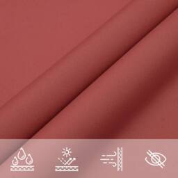 Berkfield Home Sunshade Sail Oxford Fabric Triangular 5x7x7 m Terracotta - thumbnail 8