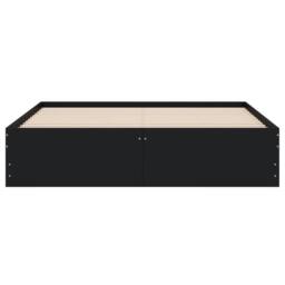 Berkfield Home Bed Frame with Drawers without Mattress Black 140x200 cm - thumbnail 6