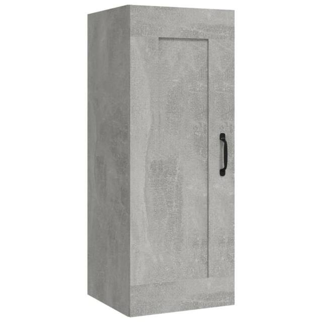 Berkfield Home Hanging Cabinet Concrete Grey 35x34x90 cm Engineered Wood - Size: 35 x 34 x 90 cm - image 1
