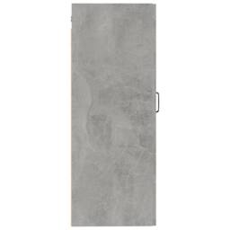 Berkfield Home Hanging Cabinet Concrete Grey 35x34x90 cm Engineered Wood - Size: 35 x 34 x 90 cm - thumbnail 6