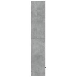 Berkfield Home Decorative Bookcase Concrete Grey 40x36x189 cm Engineered Wood - Size: 40 x 36 x 189 cm - thumbnail 4
