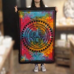 KDMD Cotton Wall Art - Hamsa Hand - thumbnail 2