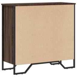 Berkfield Home Bookcase Brown Oak 80x31x74.5 cm Engineered Wood - thumbnail 6