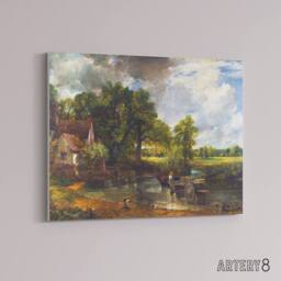 "Artery8 John Constable The Hay Wain Canvas Wall Art Print - Size: W18"" x H24""" - thumbnail 2
