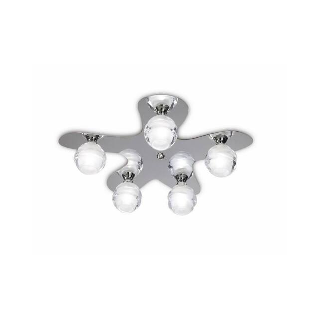 Netlighting Loop Ceiling 5 Light G9 Polished Chrome in Silver - image 1