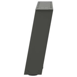 Berkfield Home Coffee Table Legs U-Shaped 2 pcs Anthracite 40x(30-31) cm Steel in Black - thumbnail 6