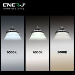 ENER-J 150W LED UFO Highbay Light CCT & Wattage Switchable IP65 in White - thumbnail 8