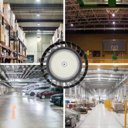 ENER-J 150W LED UFO Highbay Light CCT & Wattage Switchable IP65 in White - thumbnail 9