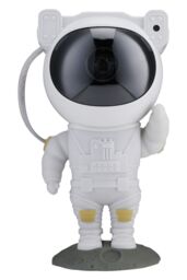 Living and Home Star Projector Astronaut Space Warrior Galaxy Night Light Starry Nebula Ceiling Projection Lamp in White - thumbnail 4
