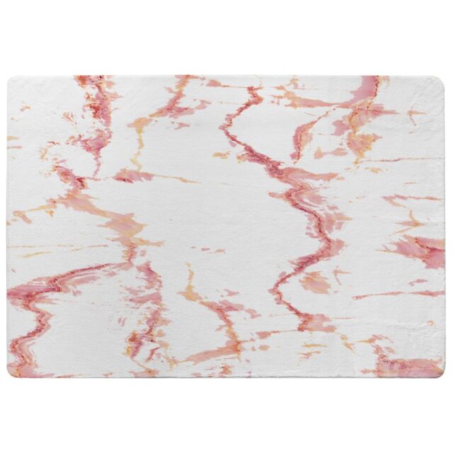 Benjamin Tate Design Pink Marble Designer Rug in Natural - Size: Large - image 1
