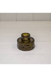 KDMD Olive Green Textured Candle Holder - thumbnail 2
