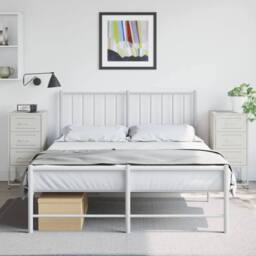 Berkfield Home Bedside Cabinets 2 pcs White 36x39x78 cm Steel - Size: 36 x 39 x 78 cm - thumbnail 2