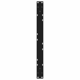 Berkfield Home Coffee Table Legs 2 pcs Black 70x(42-43.3) cm Steel - thumbnail 7