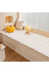 Living and Home Plush Quilted Non-slip Sofa Protector in White - Size: Medium - thumbnail 5