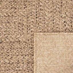 Berkfield Home Rug ZIZUR 100x200 cm Jute Look Indoor & Outdoor in Brown - Size: Medium - thumbnail 6