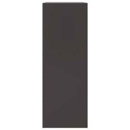 Berkfield Home Sideboard Black 67x39x107 cm Steel - Size: 67 x 39 x 107 cm - thumbnail 8