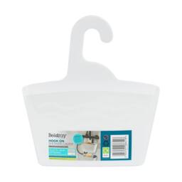 Beldray White Plastic Hanging Shower Basket Caddy Organiser - thumbnail 4
