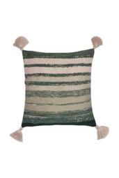 Drift Home 'Grayson' Textured Outdoor Garden Filled Bench Cushion in Green - Size: 43 cm x 43 cm - thumbnail 2
