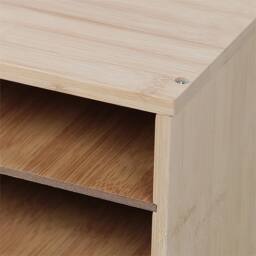 Nordara Bamboo Desktop File Sorter A4 Office Document Organizer in Beige - thumbnail 5