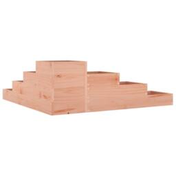 Berkfield Home Full Garden Planter 4-Tier 106x104.5x36 cm Solid Wood Douglas in Light Tan - thumbnail 6
