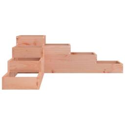 Berkfield Home Full Garden Planter 4-Tier 106x104.5x36 cm Solid Wood Douglas in Light Tan - thumbnail 5