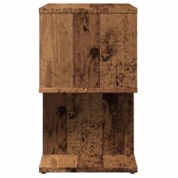 Berkfield Home Bedside Cabinet Old Wood 50x30x51.5 cm Engineered Wood in Brown - thumbnail 5