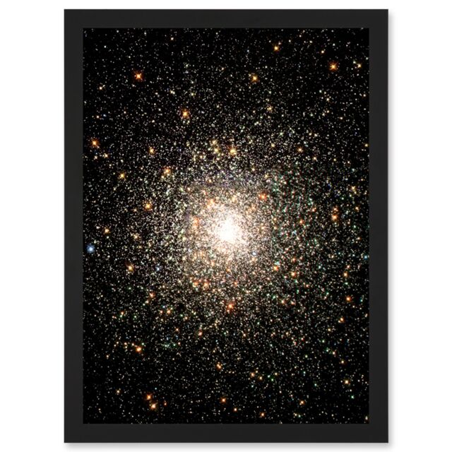Artery8 Hubble Space Telescope Image Globular Cluster M80 Ancient Star Swarm In The Milky Way Galaxy Blue Stragglers Observed Using WFPC2 Art Print - image 1