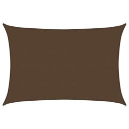 Berkfield Home Sunshade Sail 160 g/m¬≤ Brown 5x7 m HDPE - thumbnail 2