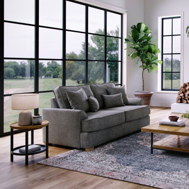 The Great Sofa Company Ophelia 2 Seater Chenille Sofa in Dark Grey - image 1