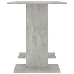 Berkfield Home Dining Table Concrete Grey 110x60x75 cm Engineered Wood - Size: 110 x 60 x 75 cm - thumbnail 4