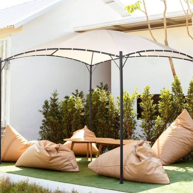 Wyld and Coco Pergola Beige Polyester and Steel 305 x 305 cm - image 1