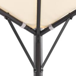 Wyld and Coco Pergola Beige Polyester and Steel 305 x 305 cm - thumbnail 5