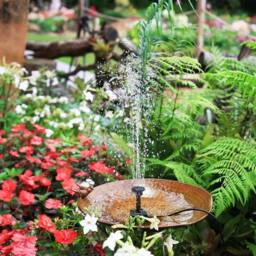 Kelvenix Solar Panel Powered Water Feature Pump Kit for Garden in Black - Size: 0.6m2 - thumbnail 5