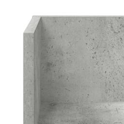 Berkfield Home Wall Shelves 2 pcs Concrete Grey 100x16.5x16.5 cm Engineered Wood - thumbnail 9
