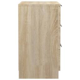 Berkfield Home Bedside Cabinets 2 pcs Sonoma Oak 40x36x65 cm in Light Tan - Size: 40 x 36 x 65 cm - thumbnail 8