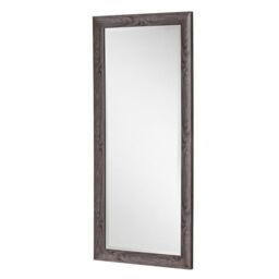 Yearn Mirrors Rustic Grey Wood Effect Scooped Framed Mirror 167.5x76cm in Pale Green - Size: 167.5x76 cm - thumbnail 3