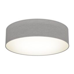 B.K.Licht Taupe 2xE27 40W Requires Bulb Ceiling Light - thumbnail 1