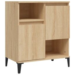 Berkfield Home Sideboards 3 pcs Sonoma Oak 60x35x70 cm Engineered Wood in Brown - Size: 60 x 35 x 70 cm - thumbnail 5