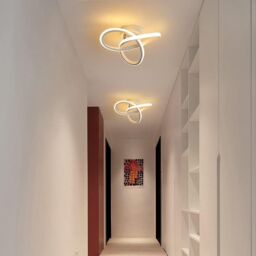 COMELY LED Ceiling Light, 22W Creative Flower White Ceiling Lights, 3000K - thumbnail 3