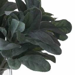 Lemon Pavilion Furniture and Decor Lambs Ear Spray Artificial Plant - Plastic - L16 x W16 x H35cm - Green - thumbnail 5