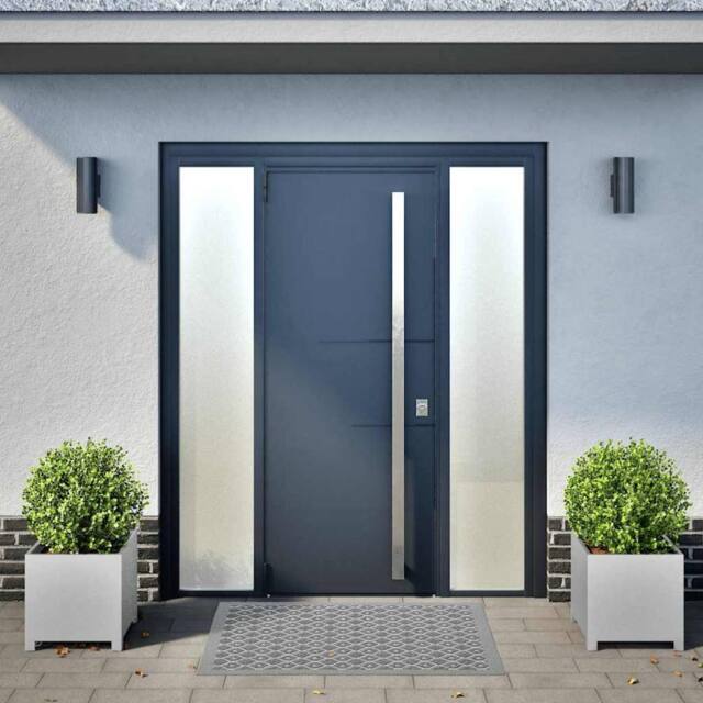 Berkfield Home Garden Planters 2 pcs 40x40x40 cm Galvanised Steel in Silver - Size: 40 x 40 x 40 cm - image 1