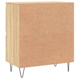 Berkfield Home Sideboard Sonoma Oak 60x35x70 cm Engineered Wood in Light Brown - Size: 60 x 35 x 70 cm - thumbnail 8