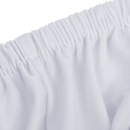 Berkfield Home 3-Seater Stretch Couch Slipcover White Polyester Jersey - thumbnail 5