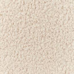 Wyld and Coco Beige Bouclé Armchair - Mid-Century Design with Dark Wood Frame - thumbnail 9