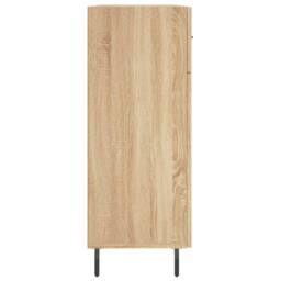 Berkfield Home Sideboard Sonoma Oak 69.5x34x90 cm Engineered Wood in Brown - thumbnail 7