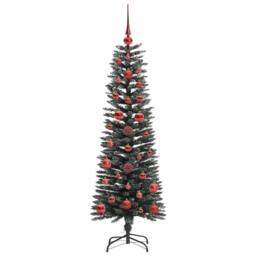 Berkfield Home Elegant Artificial Christmas Tree with Stand Green 40.5 x 40.5 x - thumbnail 4